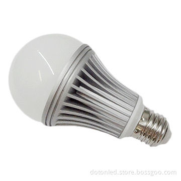 10W LED Bulb with E27 Base, 650 to 730lm Lumen, 70mm Diameter, 130mm Height and Low Light Decay